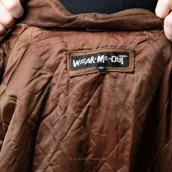 Vintage 90s Brown Leather Western Jacket - L - Picture 4 of 11